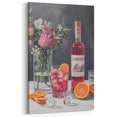 Campari Cocktail Still Life - Bar Wall Art for Lounge & Kitchen