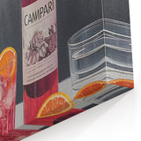 Campari Cocktail Still Life - Bar Wall Art for Lounge & Kitchen