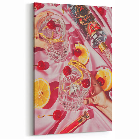 Luxury Cocktail Art - Bar Wall Art for Lounge & Glam Decor