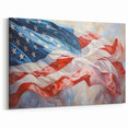 Waving American Flag - Independence Day Wall Art for Patriotic Decor