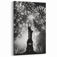 Statue of Liberty Fireworks - 4th of July Wall Art Photography