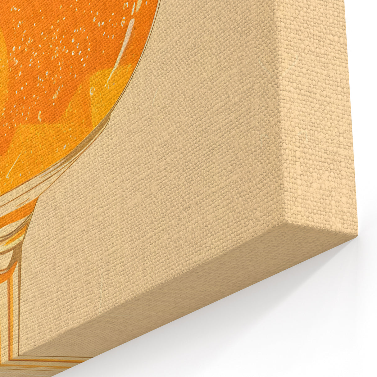 Vintage Orange Cocktail Art - Beverage Wall Art for Bars & Kitchens