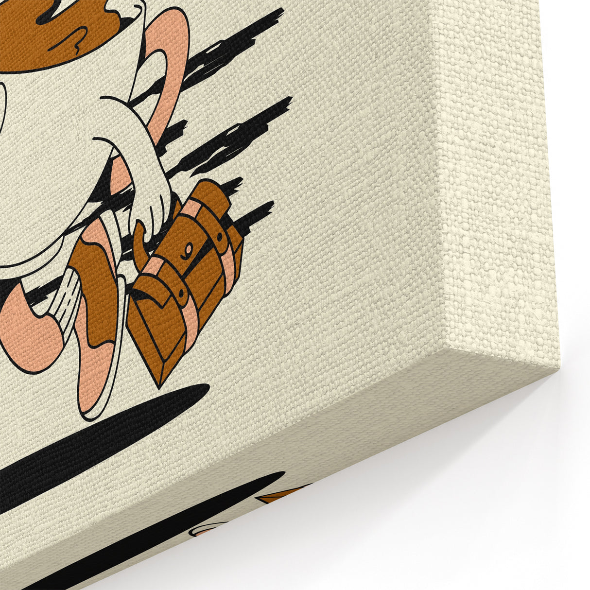 Retro Coffee Fueling Art - Coffee Wall Art for Kitchens & Cafés