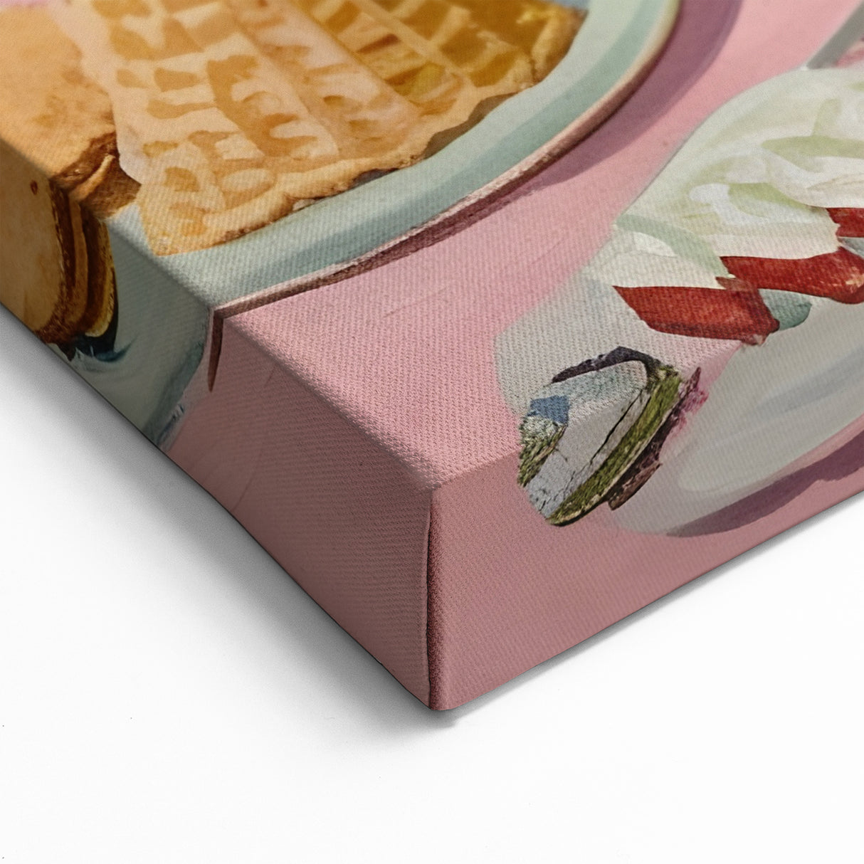 Elegant Dessert & Champagne Art - Wine Wall Art for Kitchens & Bars