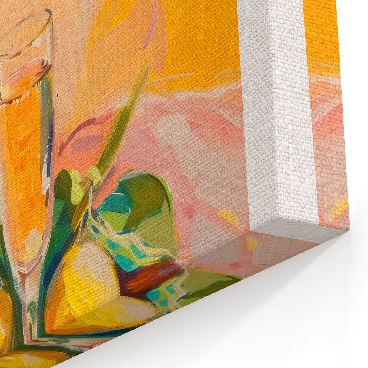 French Champagne & Lemons Art - Wine Wall Art for Kitchens & Bars