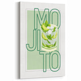 Mojito Cocktail Art - Beverage Wall Art for Bar and Kitchen Decor