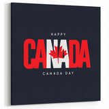 Patriotic Canadian Wall Art - Canada Day Decorations & Maple Leaf Art