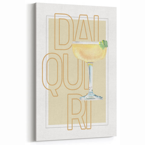Daiquiri Cocktail Art - Beverage Wall Art for Bar Decor