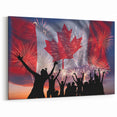 Canada Day Art Prints - Patriotic Canadian Flag & Maple Leaf Wall Art