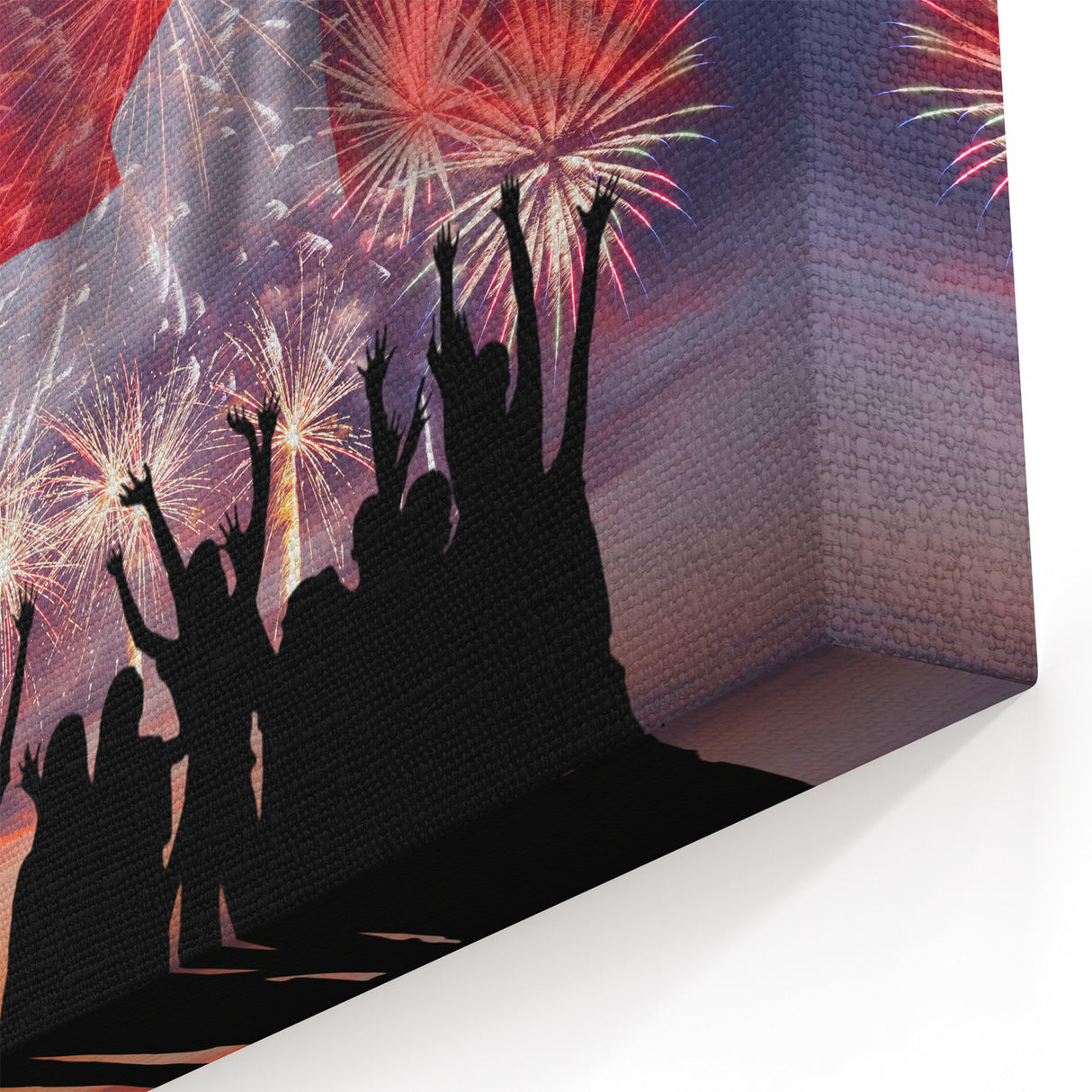 Canada Day Art Prints - Patriotic Canadian Flag & Maple Leaf Wall Art