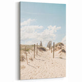 Sandy Beach Pathway - Summer Wall Art, Coastal Landscape Print