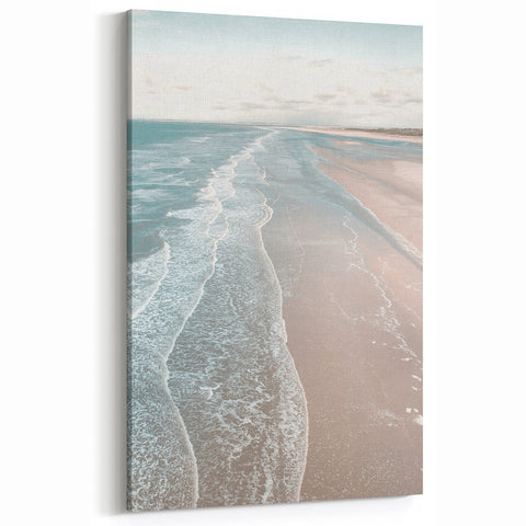 Aerial Ocean Serenity - Summer Wall Art, Beach Coastal Print