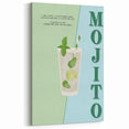 Mojito Cocktail Art - Beverage Wall Art for Bar and Kitchen Decor