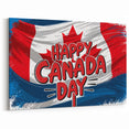 Canadian Heritage Wall Art - Patriotic Canadian Flag & Maple Leaf Wall Art