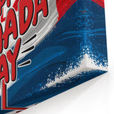 Canadian Heritage Wall Art - Patriotic Canadian Flag & Maple Leaf Wall Art