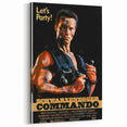 Retro Wall Art - Commando Vintage Action Movie Poster
