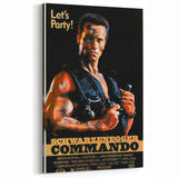 Retro Wall Art - Commando Vintage Action Movie Poster