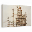 Architectural Wall Art - Vintage Architecture Prints - Historic Building Art