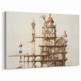 Architectural Wall Art - Vintage Architecture Prints - Historic Building Art