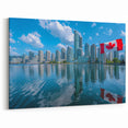 Patriotic Canadian Flag & Cityscape Prints - Canadian Heritage Wall Art