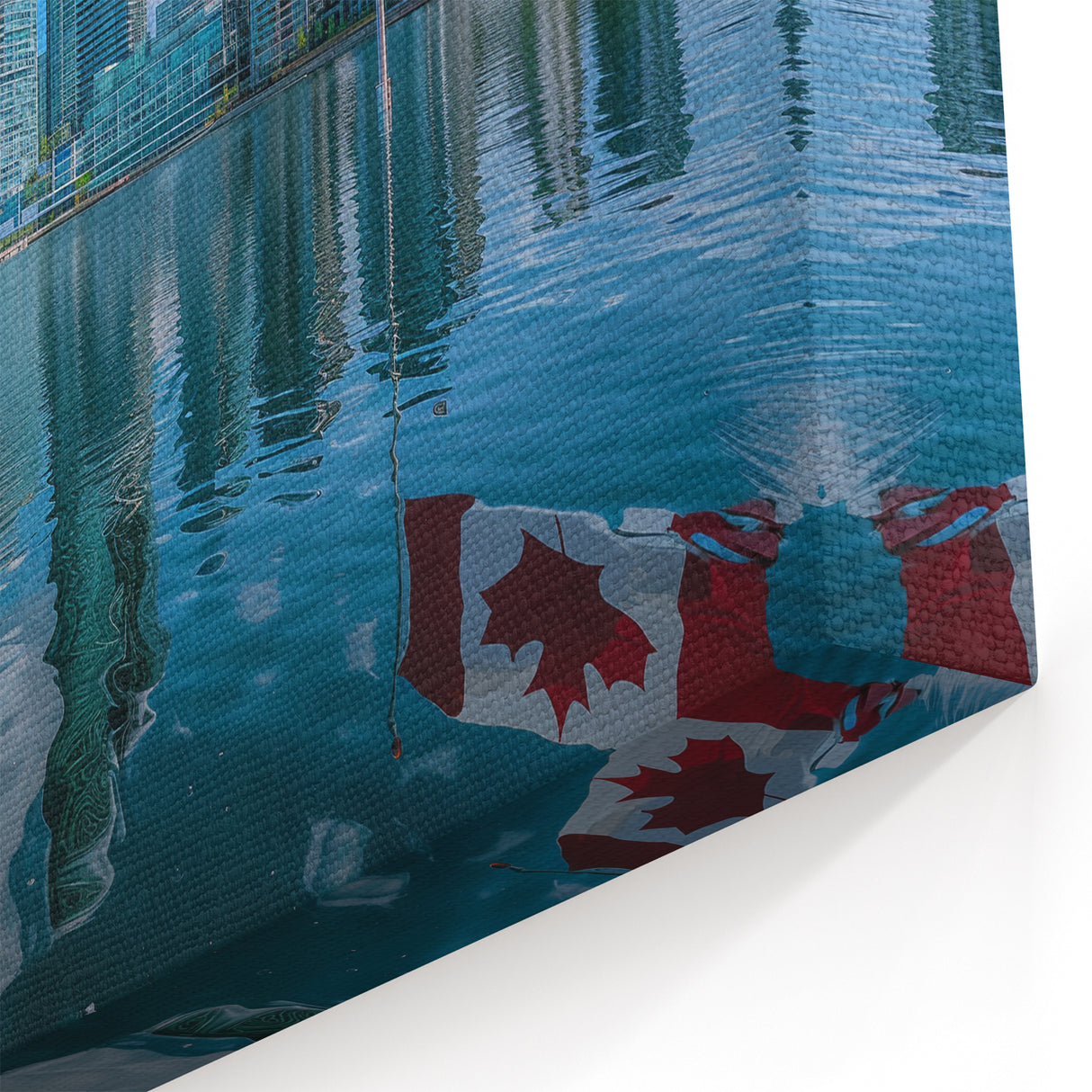 Patriotic Canadian Flag & Cityscape Prints - Canadian Heritage Wall Art