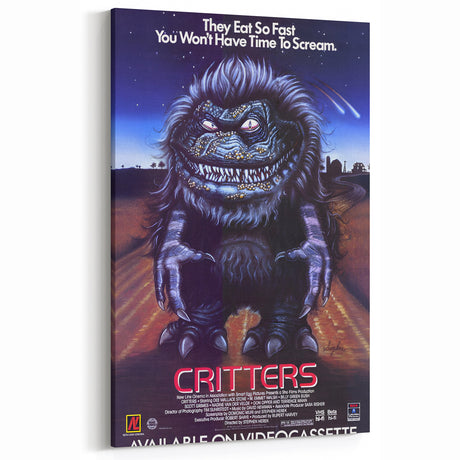 Retro Wall Art - Critters Vintage Horror Movie Poster