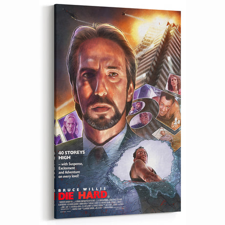 Retro Wall Art - Die Hard Vintage Movie Poster
