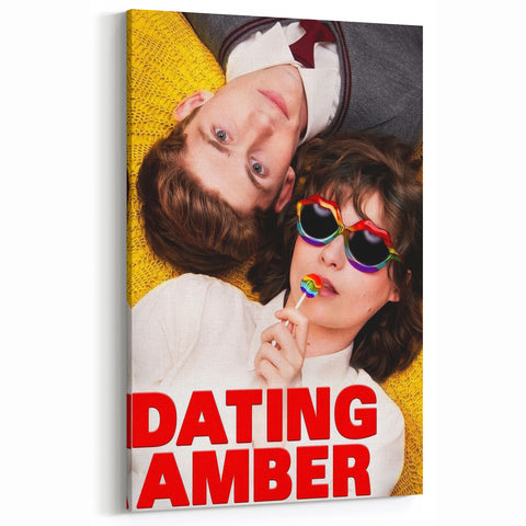 2020s Vintage Movie Poster – Dating Amber Retro Film Art