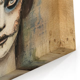 Ethereal Sugar Skull Woman – Día de los Muertos Wall Art