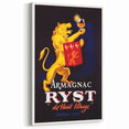 Vintage Armagnac Ryst Poster - Retro Liquor Advertising Art