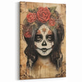 Mystical Catrina Portrait – Day of the Dead Wall Art