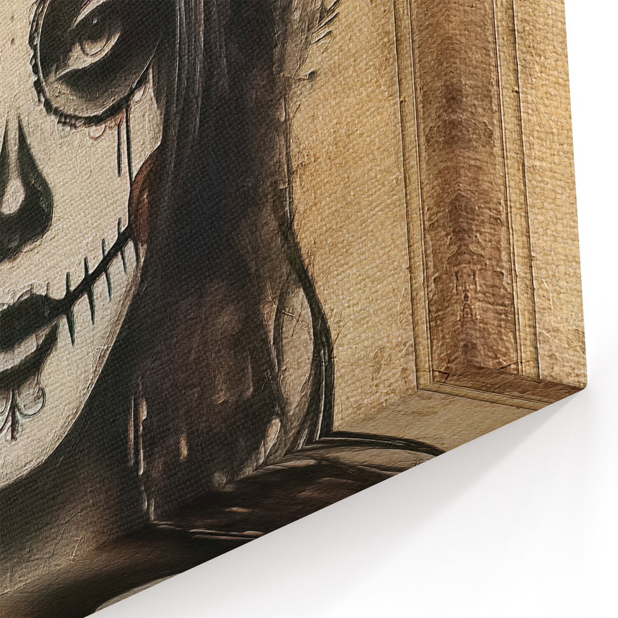 Mystical Catrina Portrait – Day of the Dead Wall Art