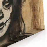 Mystical Catrina Portrait – Day of the Dead Wall Art