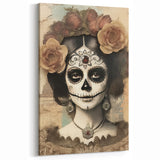 Ornate Catrina Portrait – Día de los Muertos Art Prints