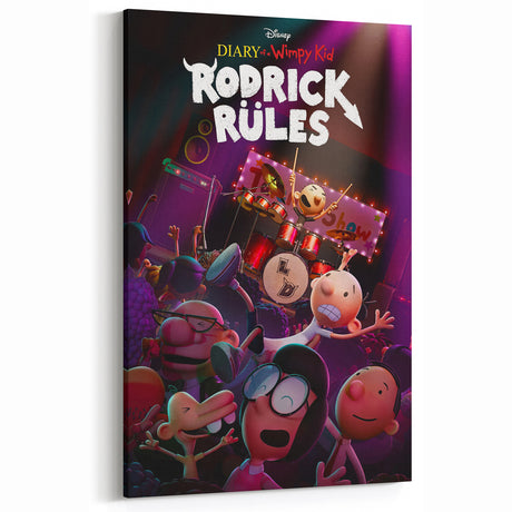 2020s Vintage Movie Poster - Rodrick Rules Retro Film Art Print