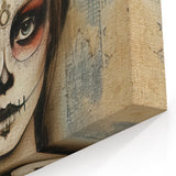 Butterfly Catrina Portrait – Día de los Muertos Canvas Art