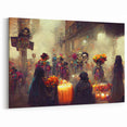 Festive Día de los Muertos Parade – Day of the Dead Wall Art
