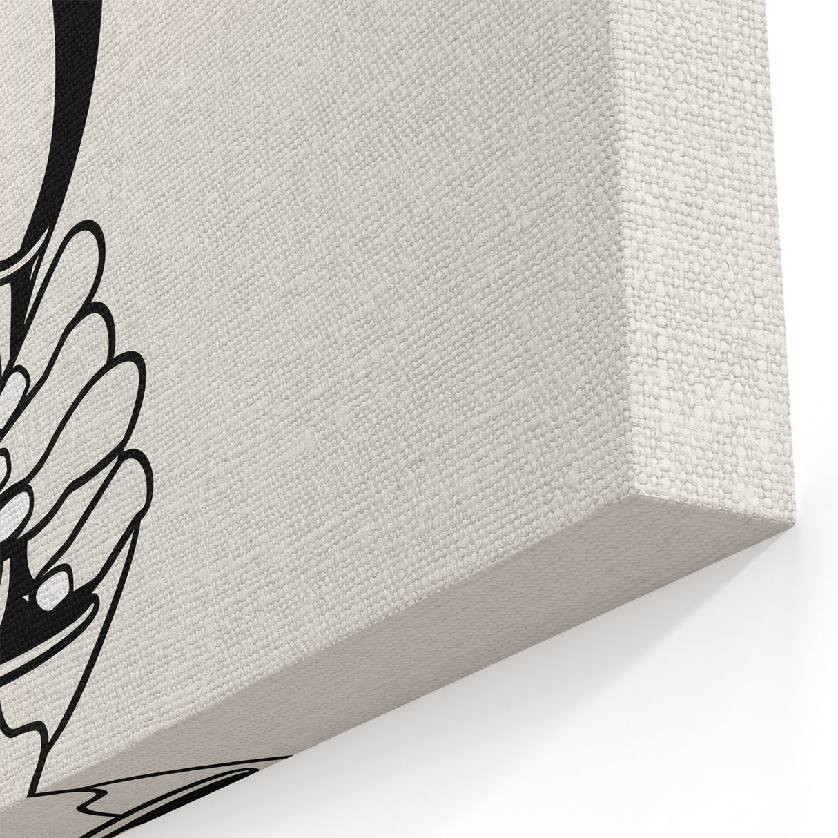 Minimalist Champagne Toast - New Year’s Eve Wall Art Print