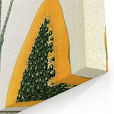 Vintage Botanical Art Print – Carica Papaya Tree with Fruit