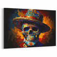 Vibrant Sugar Skull Hombre – Día de los Muertos Art Prints