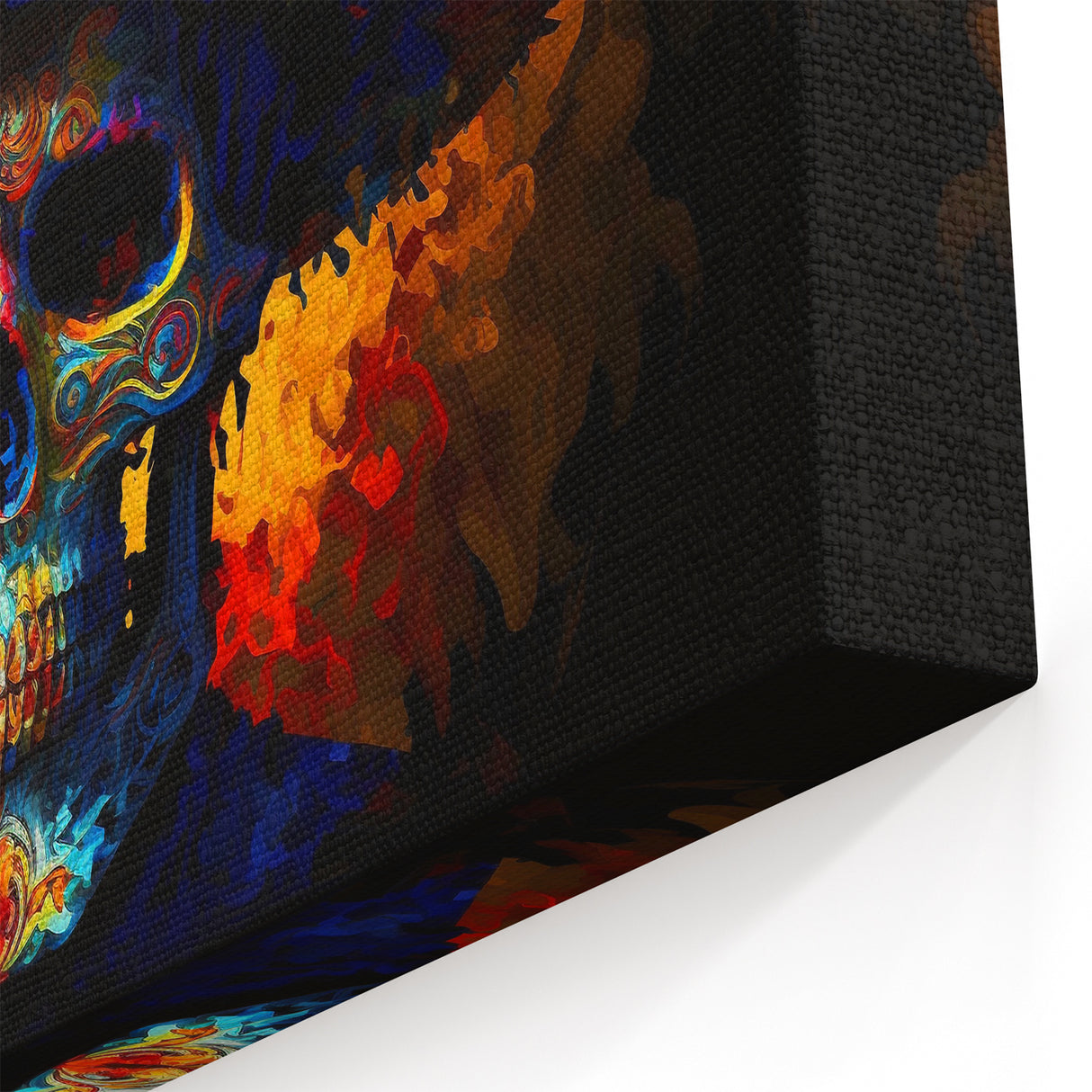 Vibrant Sugar Skull Hombre – Día de los Muertos Art Prints