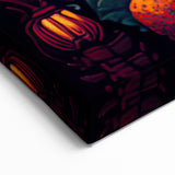 Floral Sugar Skull Tribute – Día de los Muertos Canvas Art