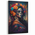 Floral Catrina Portrait – Day of the Dead Decorations
