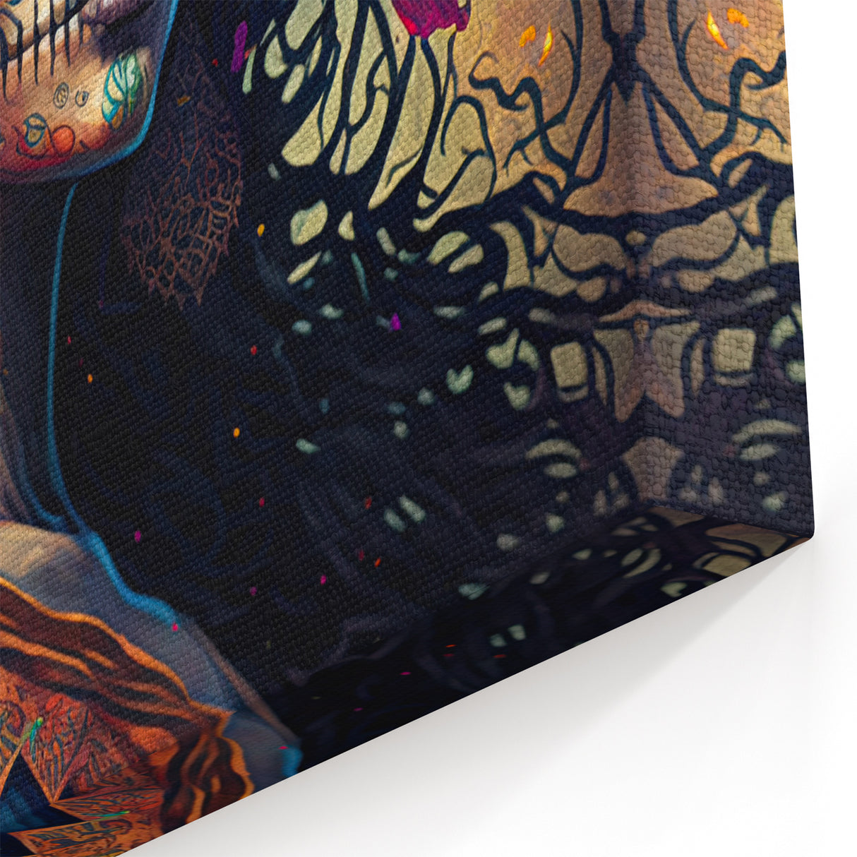 Floral Catrina Portrait – Day of the Dead Decorations