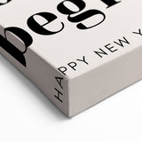 Cheers to New Beginnings - New Year's Eve Wall Art Print