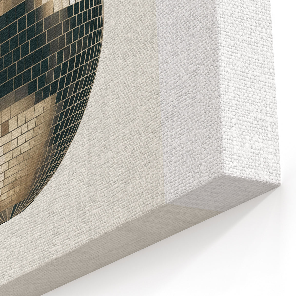 Golden Disco Ball Celebration - New Year's Eve Wall Art Print