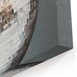 Silver Disco Ball Reflection - New Year's Eve Wall Art Print