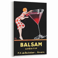 Vintage Balsam Apéritif Poster - Retro Liquor Advertising Art