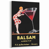 Vintage Balsam Apéritif Poster - Retro Liquor Advertising Art