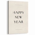 Minimalist Happy New Year - New Year's Eve Wall Art Print